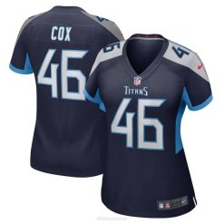 NFL Frauen Tennessee Titans Morgan Cox Nike Navy Game Jersey 4R0Z5245 Kleidung