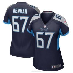 NFL Frauen Tennessee Titans Xavier Newman Nike Navy Game Spielertrikot 4R0Z5983 Kleidung
