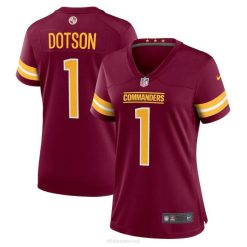 NFL Frauen Washington Commanders Jahan Dotson Nike Burgundy Player Game Jersey 4R0Z4693 Kleidung