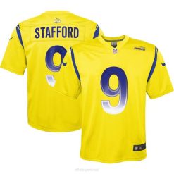 NFL Jugend Los Angeles Rams Matthew Stafford Nike Gold Inverted Game Trikot 4R0Z3673 Kleidung