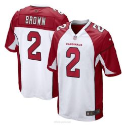 NFL Männer Arizona Cardinals Marquise Brown Nike White Game Player Jersey 4R0Z2393 Kleidung