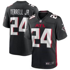 NFL Männer Atlanta Falcons a.j. terrell jr. Nike schwarzes Spieler-Spieltrikot 4R0Z1365 Kleidung