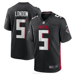 NFL Männer Atlanta Falcons Drake London Nike schwarzes Spielerspieltrikot 4R0Z797 Kleidung