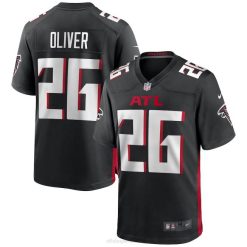 NFL Männer Atlanta Falcons Isaiah Oliver Nike schwarzes Spieltrikot 4R0Z2669 Kleidung