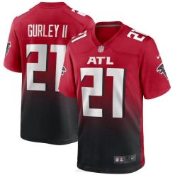 NFL Männer Atlanta Falcons Todd Gurley II Nike Red 2nd Alternative Game Trikot 4R0Z1901 Kleidung