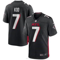 NFL Männer Atlanta Falcons Younghoe Koo Nike schwarzes Spieltrikot 4R0Z929 Kleidung