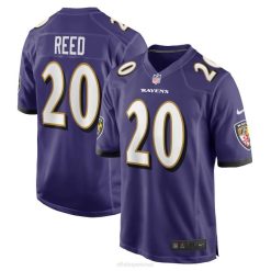 NFL Männer Baltimore Ravens Ed Reed Nike Lila Spieler-Spieltrikot im Ruhestand 4R0Z1311 Kleidung