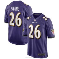 NFL Männer Baltimore Ravens Geno Stone Nike Lila Spieltrikot 4R0Z6027 Kleidung