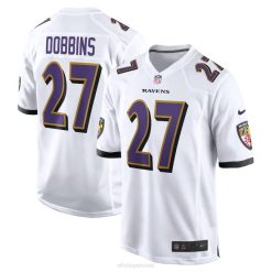 NFL Männer Baltimore Ravens J.K. Dobbins Nike weißes Spieltrikot 4R0Z1767 Kleidung