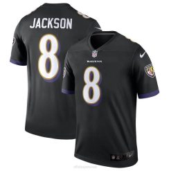 NFL Männer Baltimore Ravens Lamar Jackson Nike Black Legend Trikot 4R0Z461 Kleidung