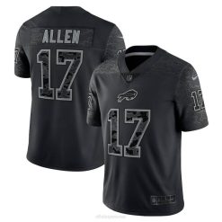 NFL Männer Buffalo Bills Josh Allen Nike Black Rflctv Limited Trikot 4R0Z741 Kleidung