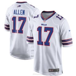 NFL Männer Buffalo Bills Josh Allen Nike weißes Game-Spieler-Trikot 4R0Z591 Kleidung
