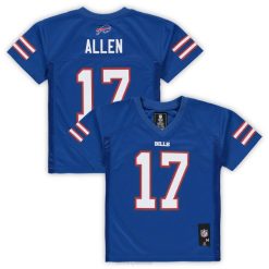 NFL Männer Buffalo Bills Josh Allen Royal Replika-Spielertrikot im Vorschulalter 4R0Z503 Kleidung