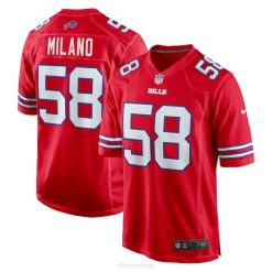 NFL Männer Buffalo Bills Matt Milano Nike Red Alternative Game Trikot 4R0Z1049 Kleidung