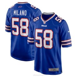 NFL Männer Buffalo Bills Matt Milano Nike Royal Game Spielertrikot 4R0Z201 Kleidung