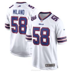 NFL Männer Buffalo Bills Matt Milano Nike White Auswärtsspiel-Spielertrikot 4R0Z493 Kleidung
