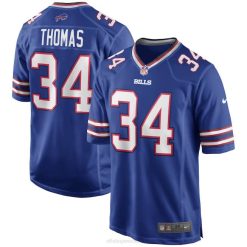 NFL Männer Buffalo Bills Thurman Thomas Nike Royal Game Spielertrikot im Ruhestand 4R0Z1541 Kleidung