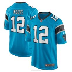 NFL Männer Carolina Panthers DJ Moore Nike blaues Spieltrikot 4R0Z3319 Kleidung