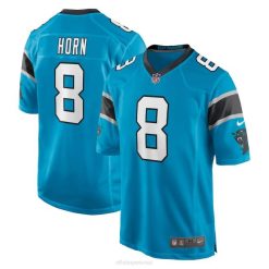 NFL Männer Carolina Panthers Jaycee Horn Nike Blue Game Jersey 4R0Z1763 Kleidung