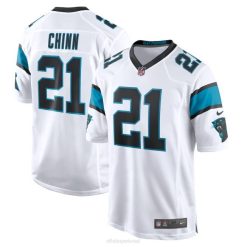 NFL Männer Carolina Panthers Jeremy Chinn Nike weißes Spieltrikot 4R0Z889 Kleidung