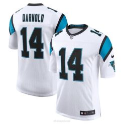 NFL Männer Carolina Panthers Sam Darnold Nike White Vapor Limited Trikot 4R0Z763 Kleidung