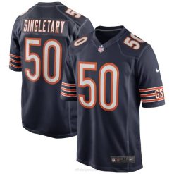 NFL Männer Chicago Bears Mike Singletary Nike Navy Game Ruhestandsspielertrikot 4R0Z679 Kleidung