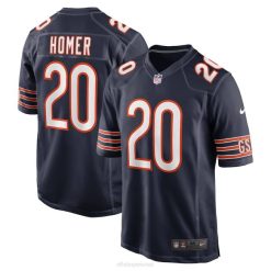 NFL Männer Chicago Bears Travis Homer Nike Navy Game Spielertrikot 4R0Z713 Kleidung