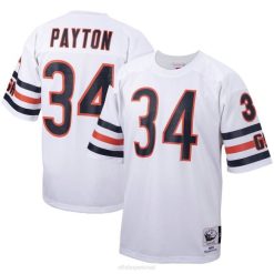 NFL Männer Chicago Bears Walter Payton Mitchell & Ness Weißes Big & Tall 1985 Replika-Trikot eines pensionierten Spielers 4R0Z1537 Kleidung