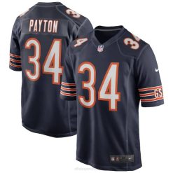 NFL Männer Chicago Bears Walter Payton Nike Navy Game Ruhestandsspielertrikot 4R0Z179 Kleidung