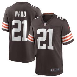 NFL Männer Cleveland Browns Denzel Ward Nike Brown Game Spielertrikot 4R0Z2769 Kleidung