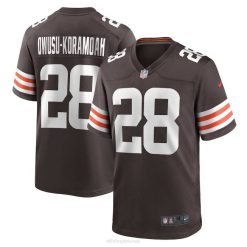 NFL Männer Cleveland Browns Jeremiah Owusu-Koramoah Nike Brown Game Jersey 4R0Z2761 Kleidung
