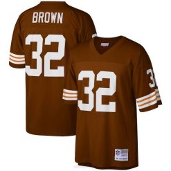 NFL Männer Cleveland Browns Jim Brown Mitchell & Ness Brown Legacy Replika-Trikot 4R0Z3109 Kleidung