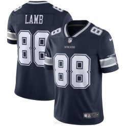 NFL Männer Dallas Cowboys Ceedee Lamb Nike Navy Vapor Limited Trikot 4R0Z625 Kleidung