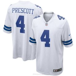 NFL Männer Dallas Cowboys Dak Prescott Nike White Game Team Trikot 4R0Z689 Kleidung