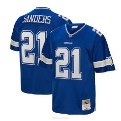 NFL Männer Dallas Cowboys Deion Sanders Mitchell & Ness Royal 1996 Legacy Replika-Trikot 4R0Z1235 Kleidung