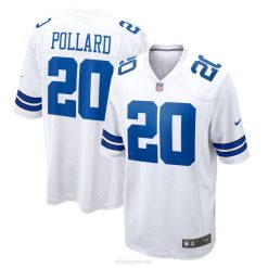 NFL Männer Dallas Cowboys Tony Pollard Nike weißes Game-Spieler-Trikot 4R0Z1529 Kleidung