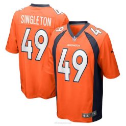 NFL Männer Denver Broncos Alex Singleton Nike Orange Game Spielertrikot 4R0Z2287 Kleidung