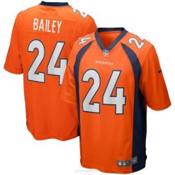 NFL Männer Denver Broncos Champ Bailey Nike Orange Game Spielertrikot im Ruhestand 4R0Z1819 Kleidung