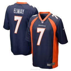 NFL Männer Denver Broncos John Elway Nike Navy Ruhestand-Spielertrikot 4R0Z505 Kleidung