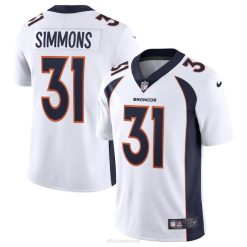 NFL Männer Denver Broncos Justin Simmons Nike White Vapor Limited Trikot 4R0Z2183 Kleidung
