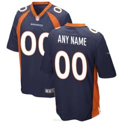 NFL Männer Denver Broncos Nike Navy Alternative Custom Game Jersey 4R0Z651 Kleidung