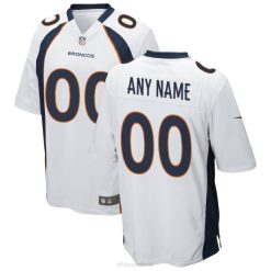 NFL Männer Denver Broncos Nike weißes individuelles Spieltrikot 4R0Z501 Kleidung