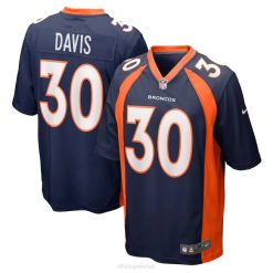 NFL Männer Denver Broncos Terrell Davis Nike Navy Ruhestand-Spielertrikot 4R0Z1147 Kleidung