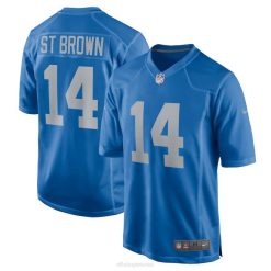 NFL Männer Detroit Lions Amon-Ra St. Braunes Nike Blue Player Game-Trikot 4R0Z2945 Kleidung