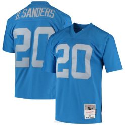 NFL Männer Detroit Lions Barry Sanders Mitchell & Ness Blue 1994 Legacy Replica Trikot 4R0Z1551 Kleidung