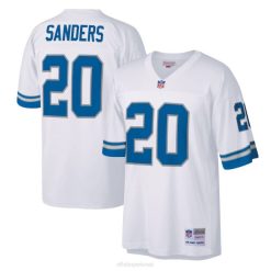 NFL Männer Detroit Lions Barry Sanders Mitchell & Ness weißes Legacy-Replika-Trikot 4R0Z2223 Kleidung