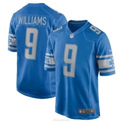 NFL Männer Detroit Lions Jameson Williams Nike Blue Player Game Jersey 4R0Z123 Kleidung