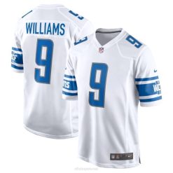 NFL Männer Detroit Lions Jameson Williams Nike weißes Spielerspieltrikot 4R0Z317 Kleidung