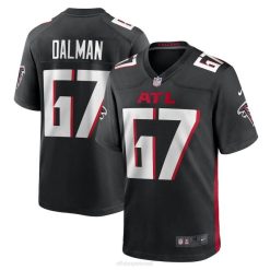 NFL Männer Die Atlanta Falcons haben das Dalman-Nike-Spieltrikot in Schwarz gezeichnet 4R0Z4451 Kleidung