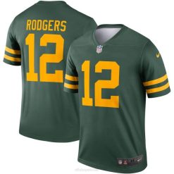 NFL Männer Green Bay Packers Aaron Rodgers Nike Green Alternative Legend Spielertrikot 4R0Z725 Kleidung